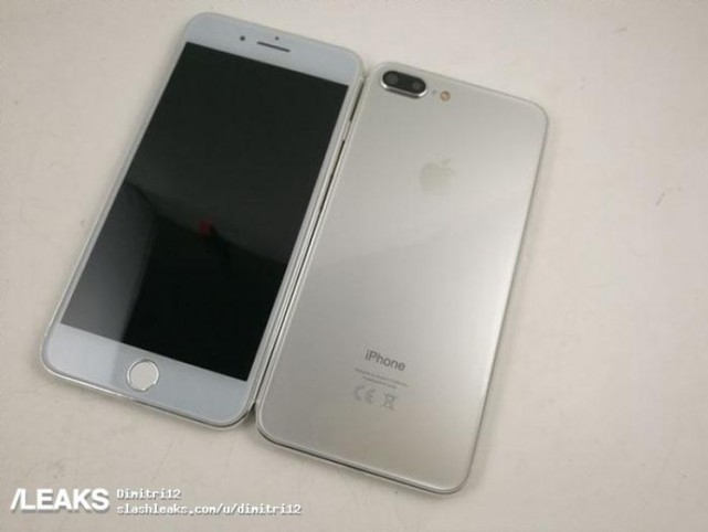 亮银iPhone 7s Plus谍照曝光 无线充电亮了！