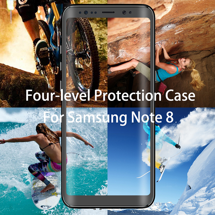 新款DOT系列三星NOTE8防水手机壳厂家直销samsung盖乐世note8防摔保护壳
