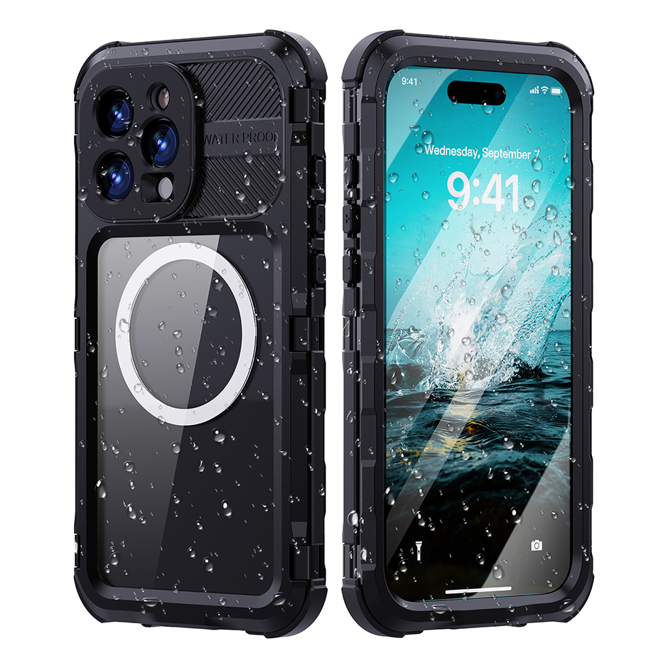 M系列iPhone16ProMax手机防水防摔保护壳