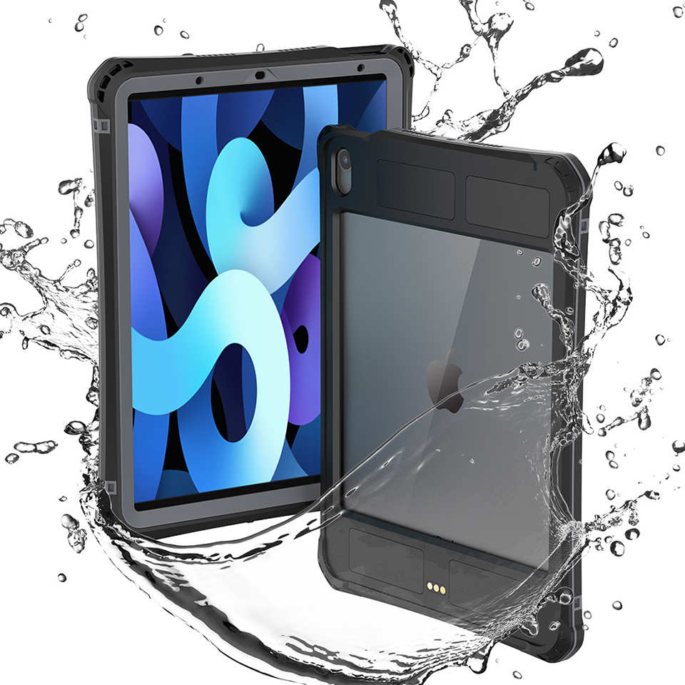 适用苹果2020款iPad Air4平板游泳运动潜水户外作业用防摔防水保护壳