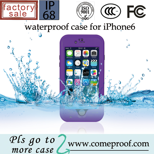 红辣椒品牌DOT系列iPhone6/6s防水保护壳小贝壳出品带支架版小圆点苹果6/6s四防保护套