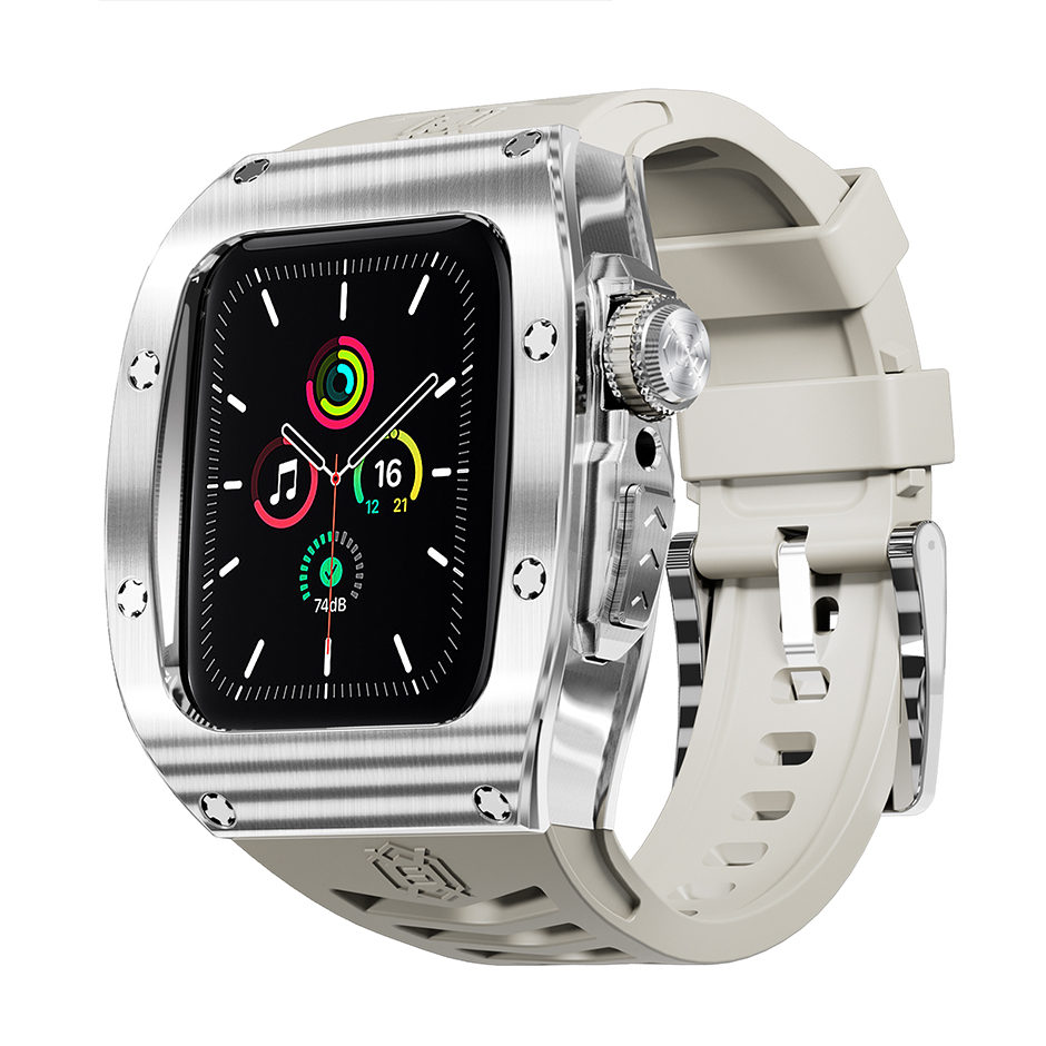 苹果Apple Watch44/45mm金属改装手表壳