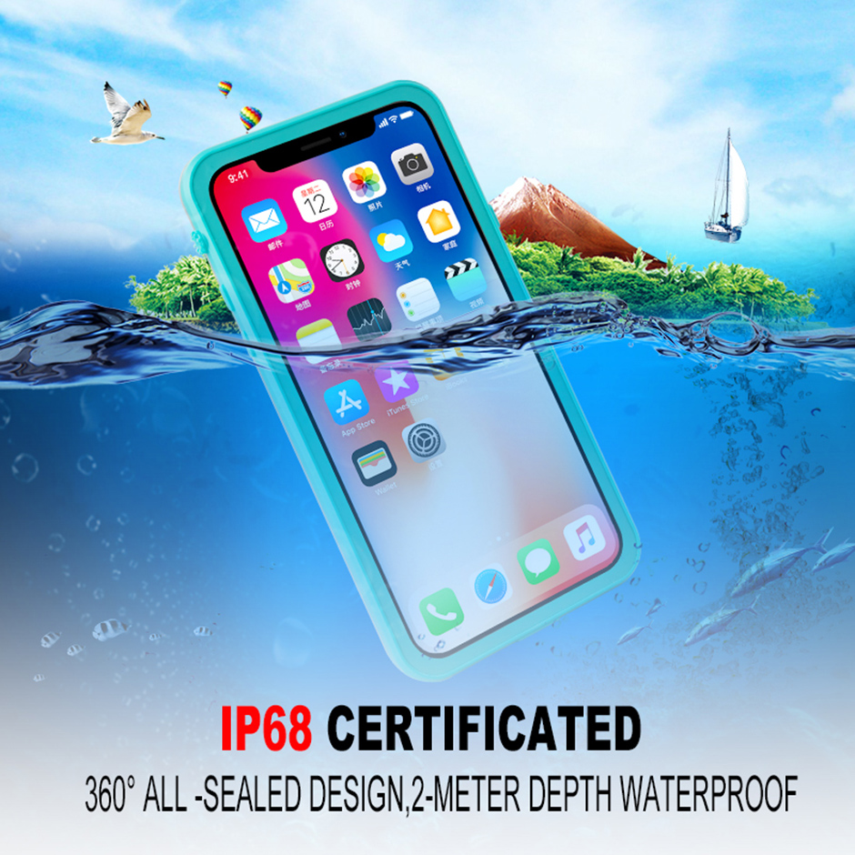 红辣椒品牌DIA系列IphoneX防水手机壳小贝壳出品苹果X四防保护套