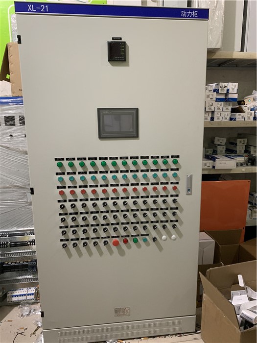 PLC、触摸屏及按钮控制柜