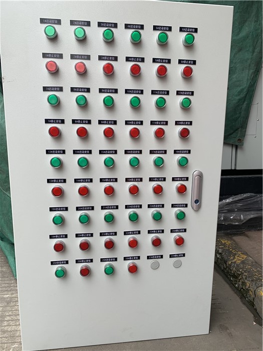 PLC、触摸屏及按钮控制柜