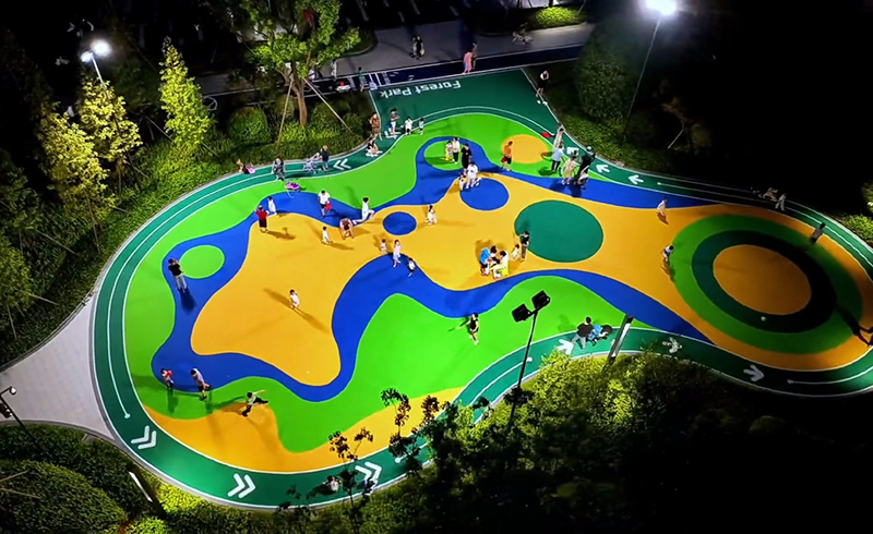 运达中央广场商业三期公园