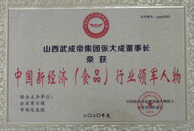 中国新经济(食品)行业领军人物