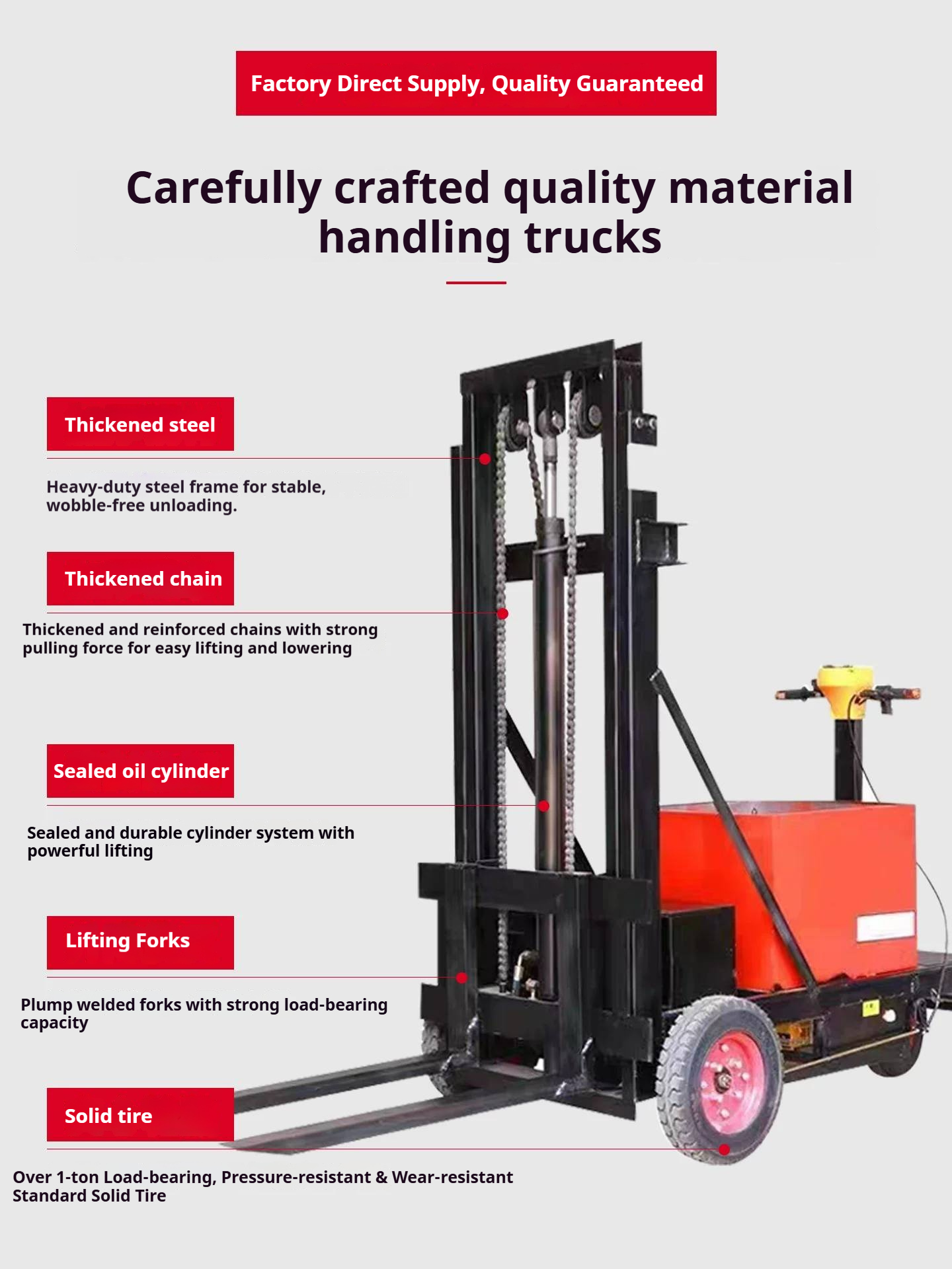 Small sit-down forklift