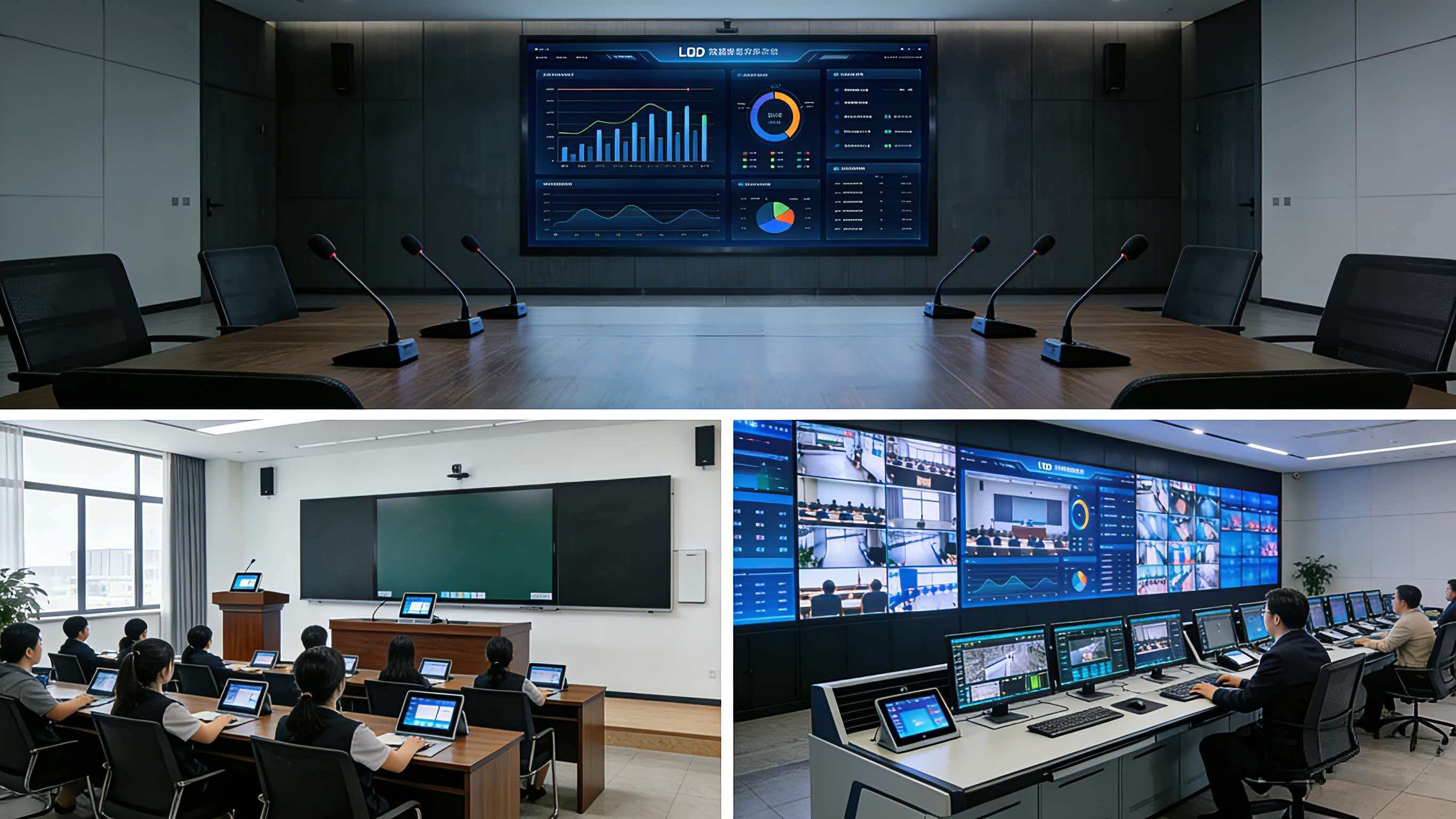 「智能顯示?交互?會議集成，煥新全場景視聽」
