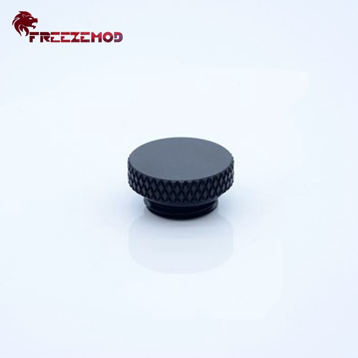 FREEZEMOD电脑水冷止水堵头HDT-BA2光面手拧锁头