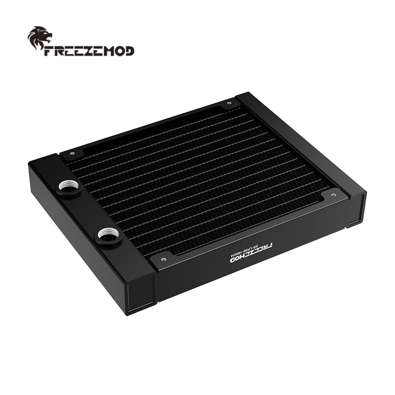 FREEZEMOD水冷螺纹口铝散热排SR-LP20-140G14液冷医疗14CM风扇