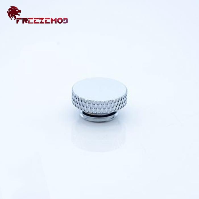 FREEZEMOD电脑水冷止水堵头HDT-BA2光面手拧锁头