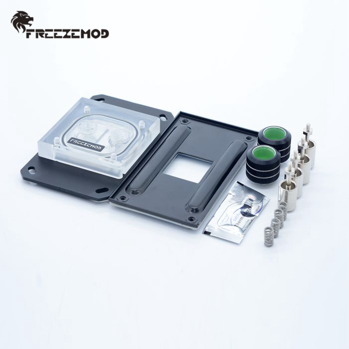 FREEZEMOD电脑水冷CPU水冷头0.5水道AMD-PM3D喷射AMD支持AM4 AURA