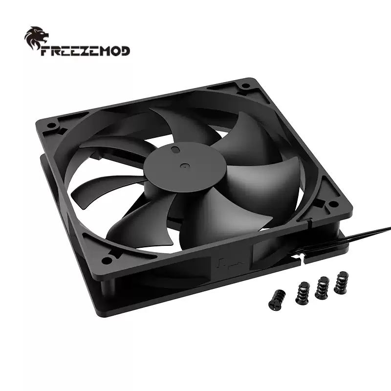 FREEZEMOD水冷散热滚珠轴承风扇12V-24V电压12CM工业设备LS12025H