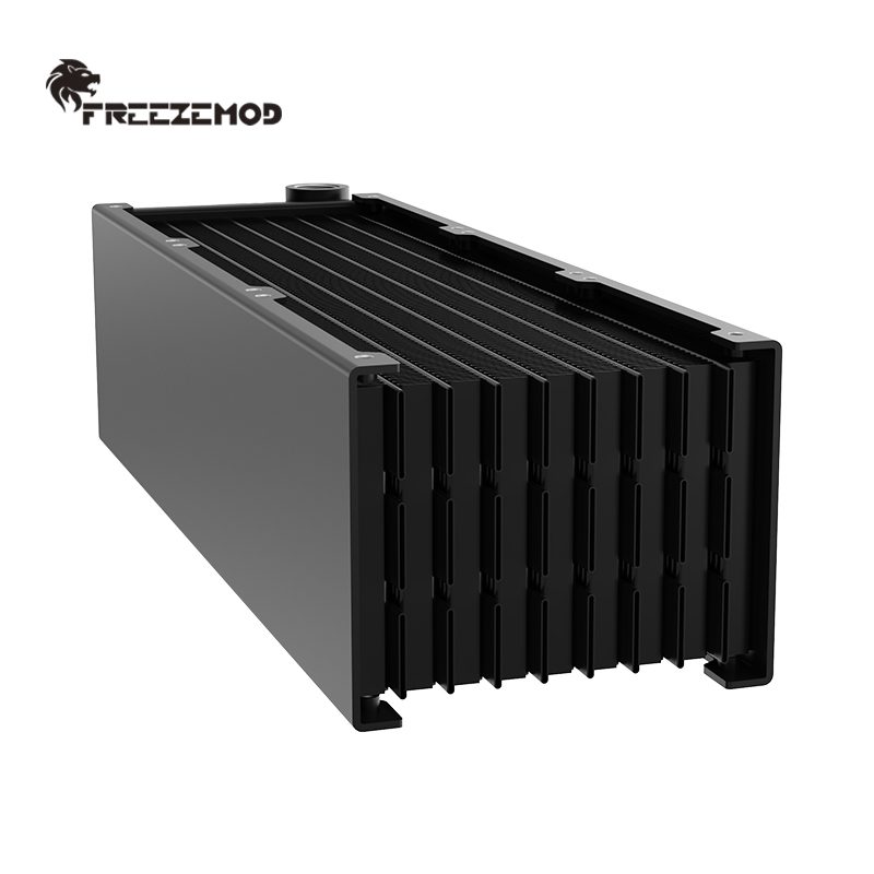 FREEZEMOD服务器水冷8CM散热排SR-LH65T3X80铝排65mm厚3层Z水道
