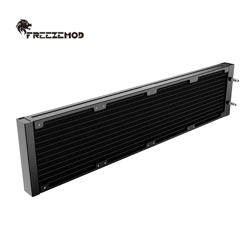 FREEZEMOD水冷螺纹口铝散热排SR-LP20-480F75液冷医疗器12CM风扇