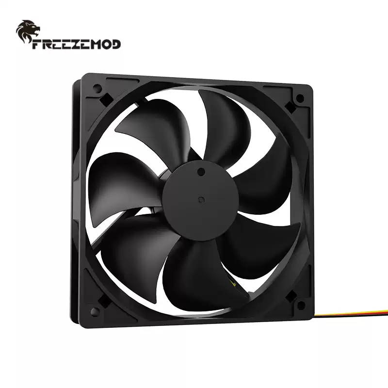 FREEZEMOD水冷散热滚珠轴承风扇12V-24V电压12CM工业设备LS12025H