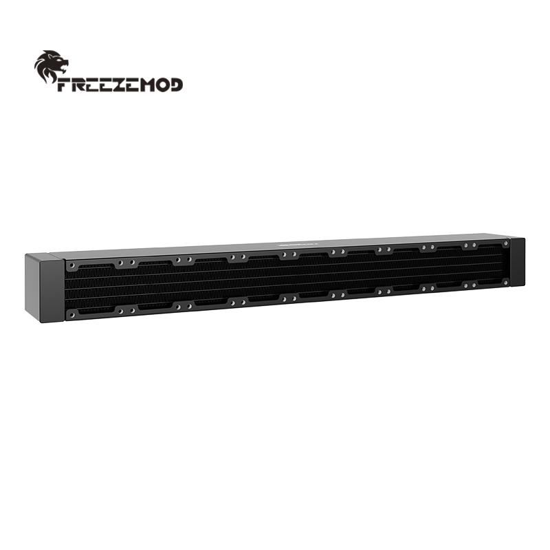 FREEZEMOD服务器水冷散热器7风扇位SR-LP40-40X9F75宝塔厚铝排4CM