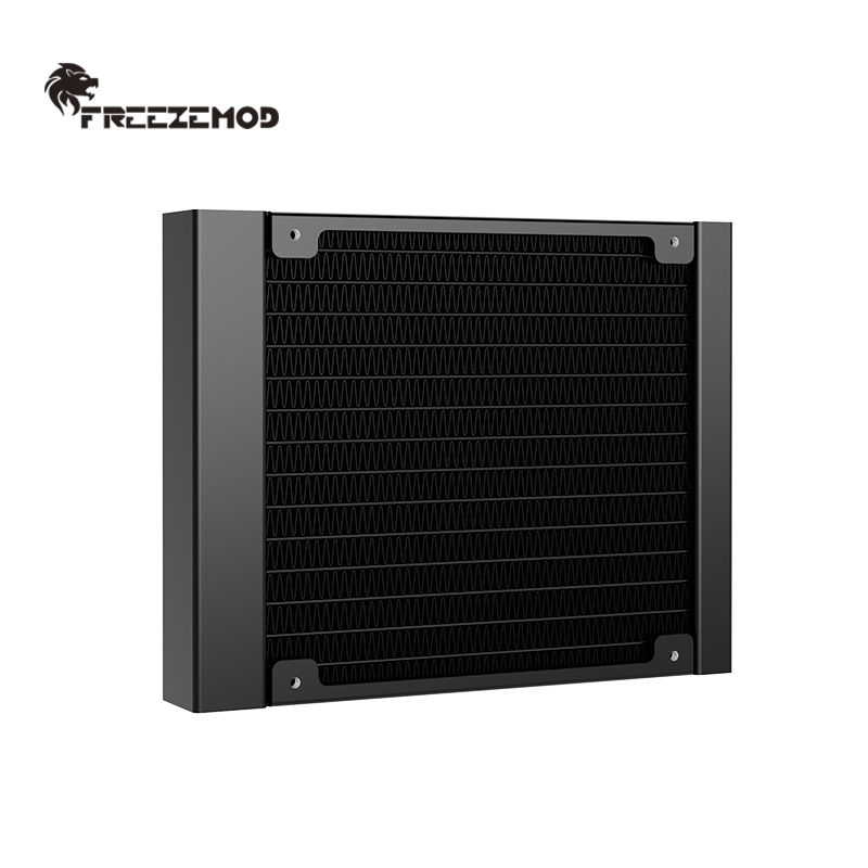 FREEZEMOD水冷螺纹口铝散热排SR-LP20-140G14液冷医疗14CM风扇