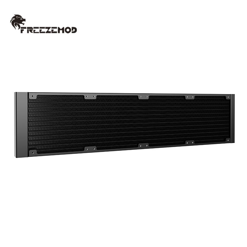 FREEZEMOD水冷螺纹口铝散热排SR-LP20-480F75液冷医疗器12CM风扇