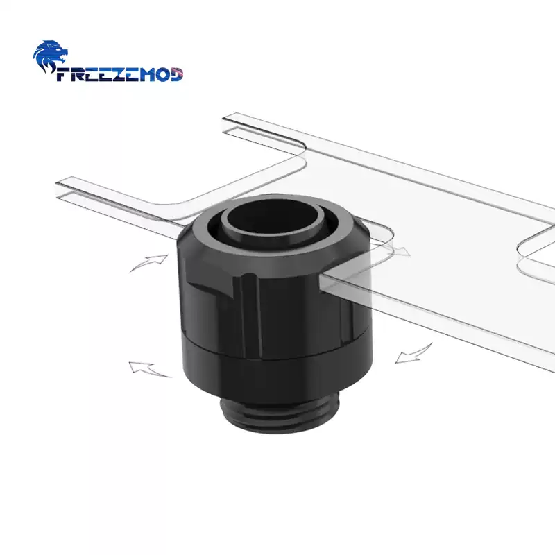 FREEZEMOD水冷接头2023款光面三分薄软管快拧GRGKN-B3内六角扳手