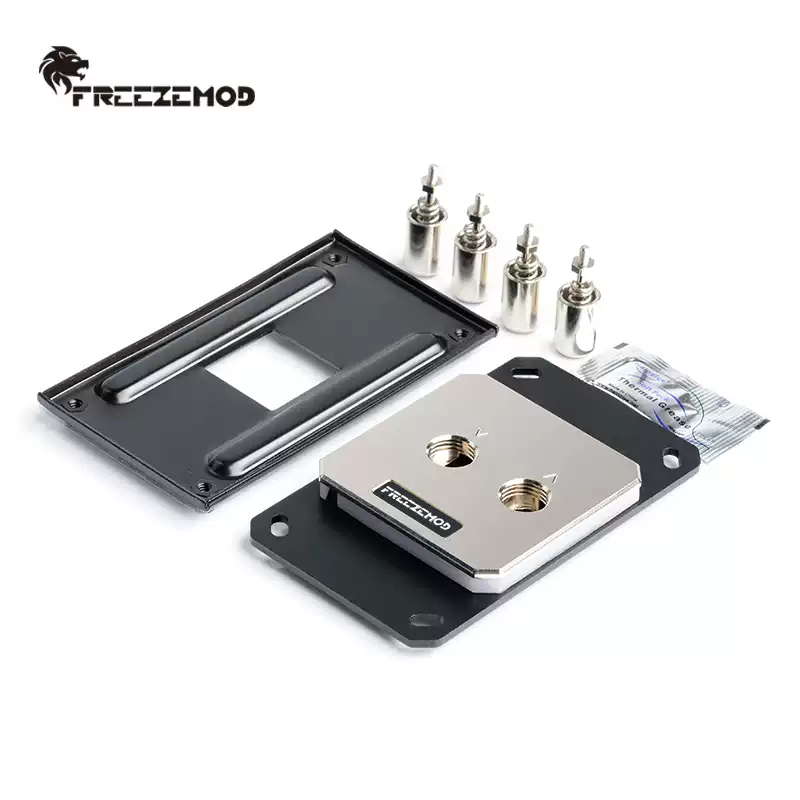 FREEZEMOD电脑CPU水冷头AMD-JB3TR全金属60*60上盖幻彩灯效RGB