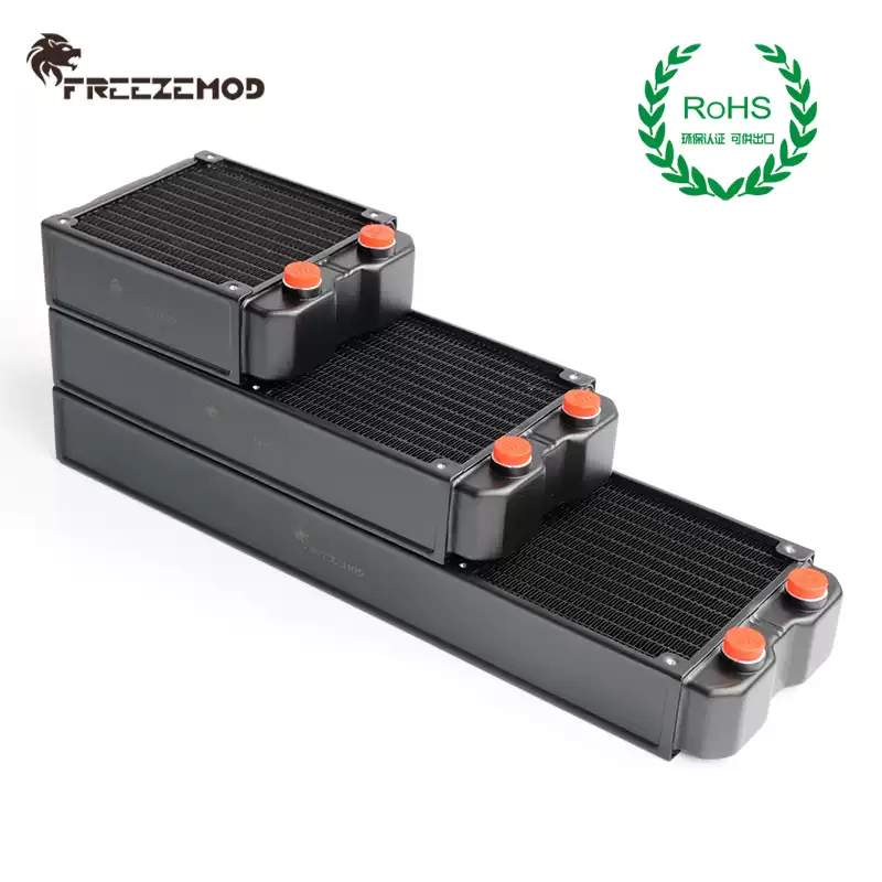 FREEZEMOD电脑水冷SR-240SL双层散热排45mm厚排独立二层ROHS认证