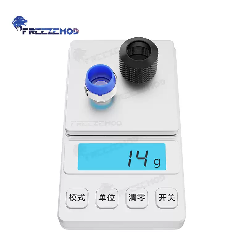 FREEZEMOD电脑水冷硬管防脱快拧HFTKN-D14内硅胶套内六角硬币固定