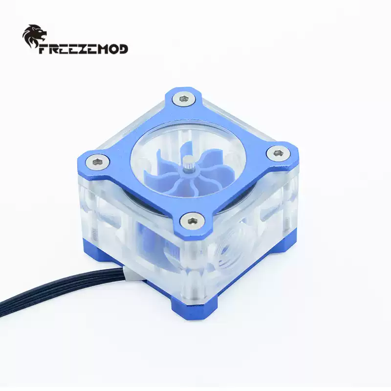 FREEZEMOD电脑水冷流速计LSJ-KJR彩色盔甲版铝合金外壳RGB幻彩