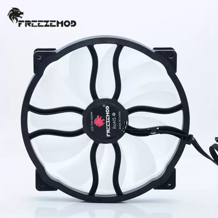 FREEZEMOD彩虹极光20CM机箱RGB风扇FAN-L20可AURA同步CE ROSH认证