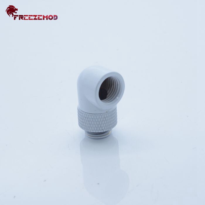 FREEZEMOD电脑水冷360度旋转弯头HXZWT-J90内外牙90度弯头