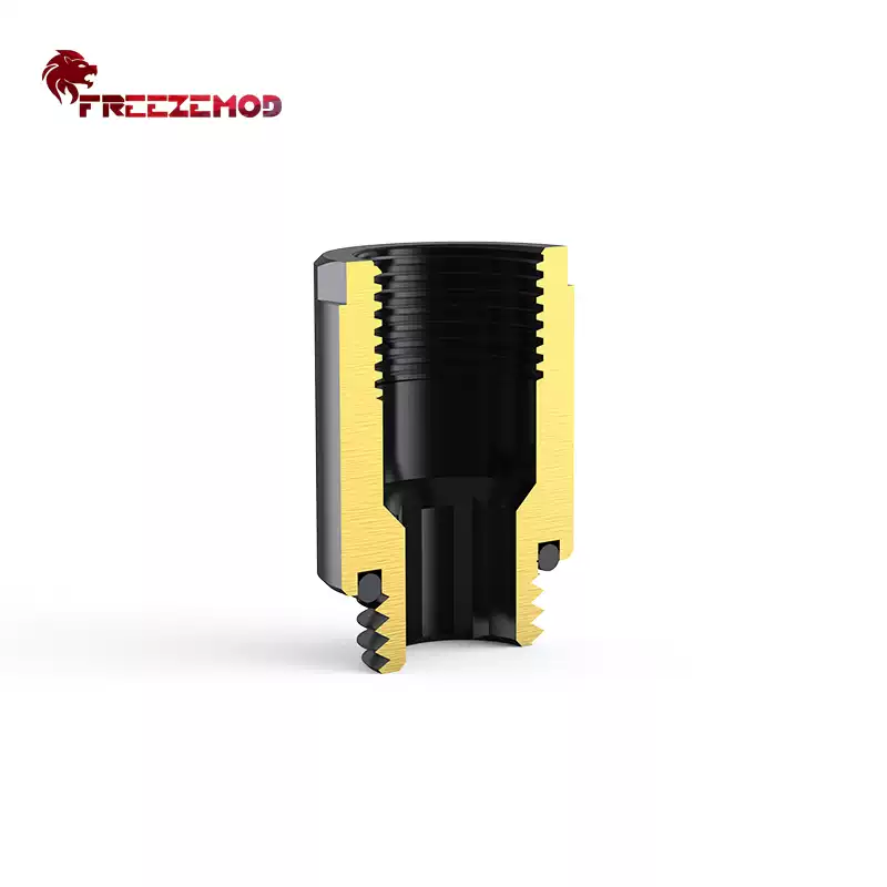 FREEZEMOD内牙延长螺座2023款GYCLZ-D20电脑水冷对接头20MM内六角