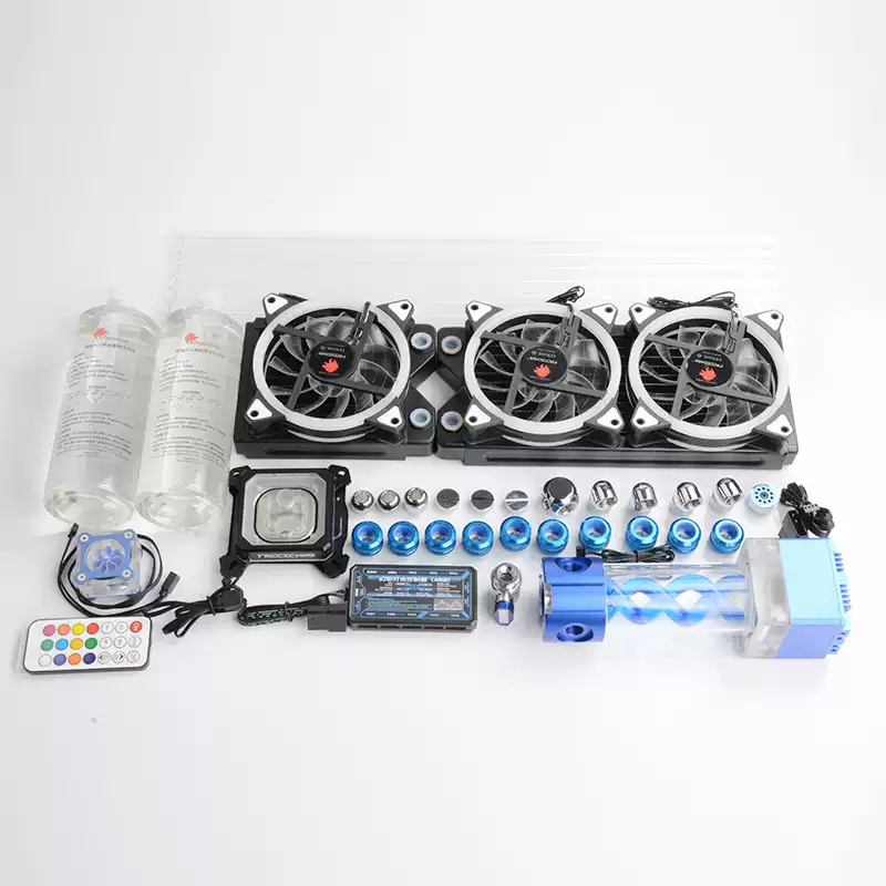 FREEZE MOD电脑水冷 YGTZ-0A硬管套装 全金属CPU 全覆盖T病毒水箱