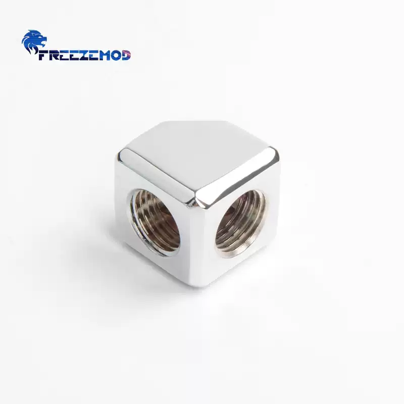 FREEZEMOD电脑水冷接头BSNWT-D90换向弯头90度直角双内牙接头