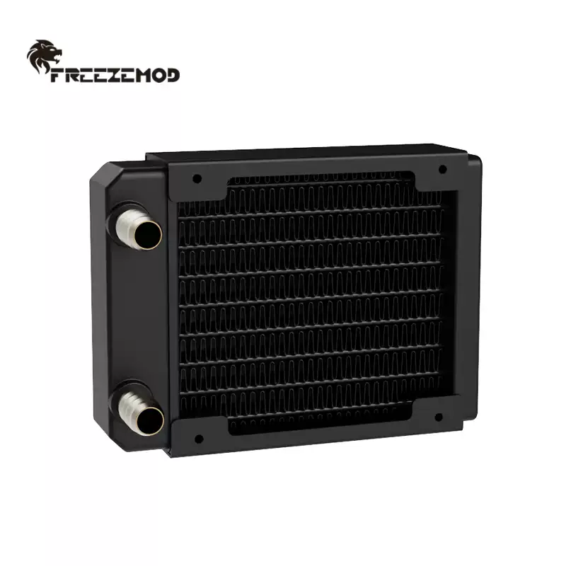 FREEZEMOD电脑水冷服务器无人机散热器TSRP-B80全铜液冷排宝塔口