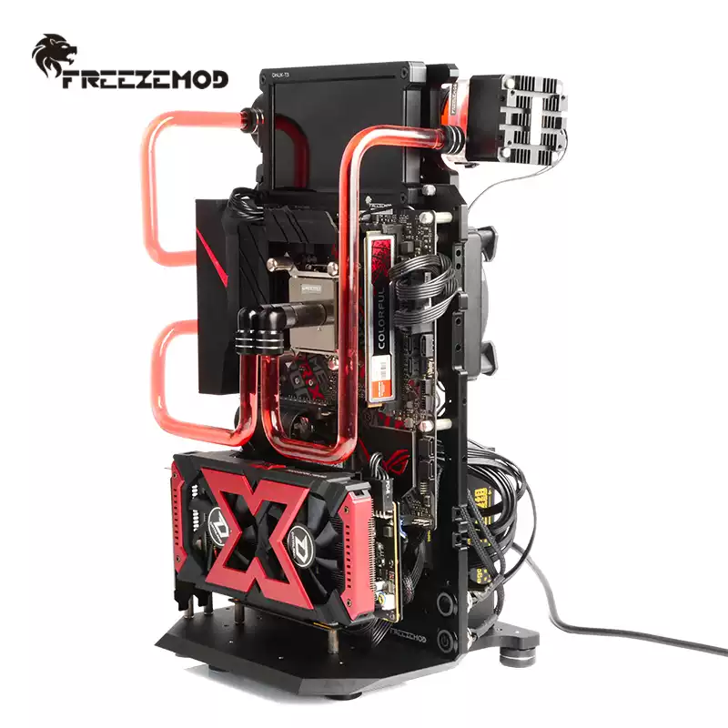 开放式机箱KFJX-V1 立式安装教程 版（直接打开）