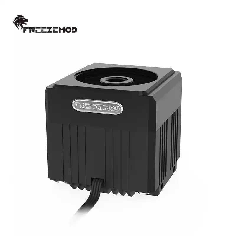FREEZEMOD循环水泵PU-EG6水冷静音支持PWM金属盔甲POM上盖650L/H