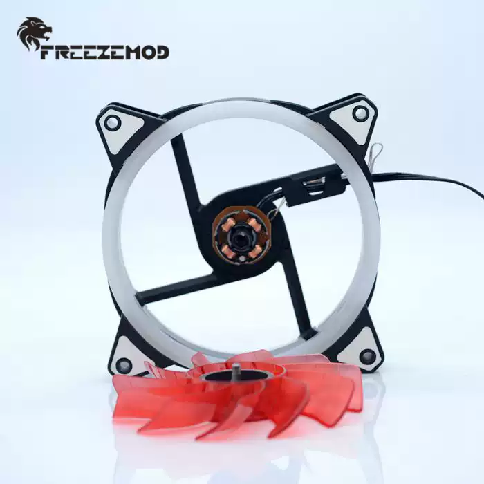 FREEZEMOD电脑水冷散热风扇双光圈扇叶可拆卸CE ROHS认证FAN-RS18