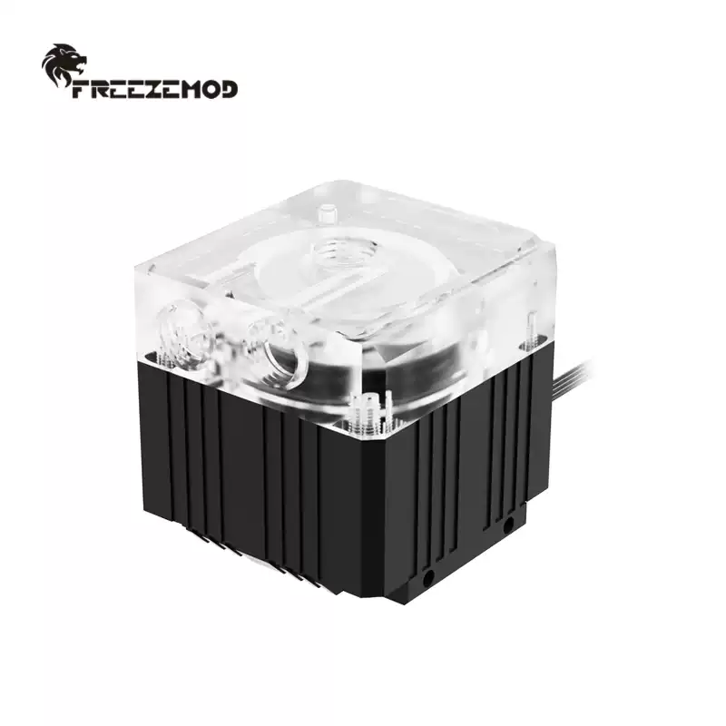 FREEZEMOD电脑水冷循环水泵PU-EF4静音隐藏RGB支持PWM上盖650L/H