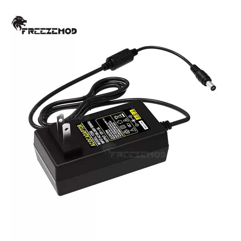 电脑水冷外置电源220V转12V大功率5A支持3/4pin接头开关水泵水箱