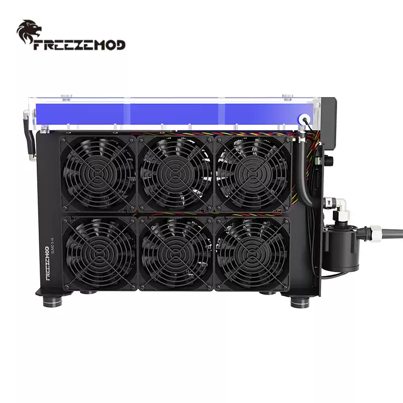 FREEZEMOD大功率散热模组SLMZ-S-H大屏显示手自一体调速电脑控制