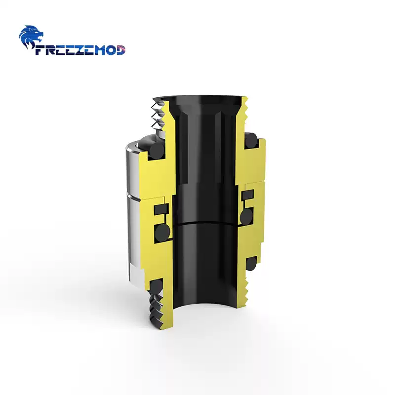 FREEZEMOD电脑水冷接头GXZDS-E3双外牙360度旋转对丝2023款内六角