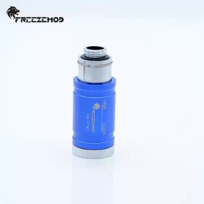 FREEZEMOD电脑水冷平推阀内外牙全铜FM-PTWY水箱安装可调节水流量