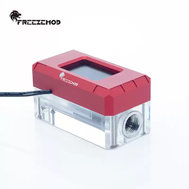 FREEZEMOD电脑水冷2021新款智能水流速度温度检测液晶显示LSJ-ZN