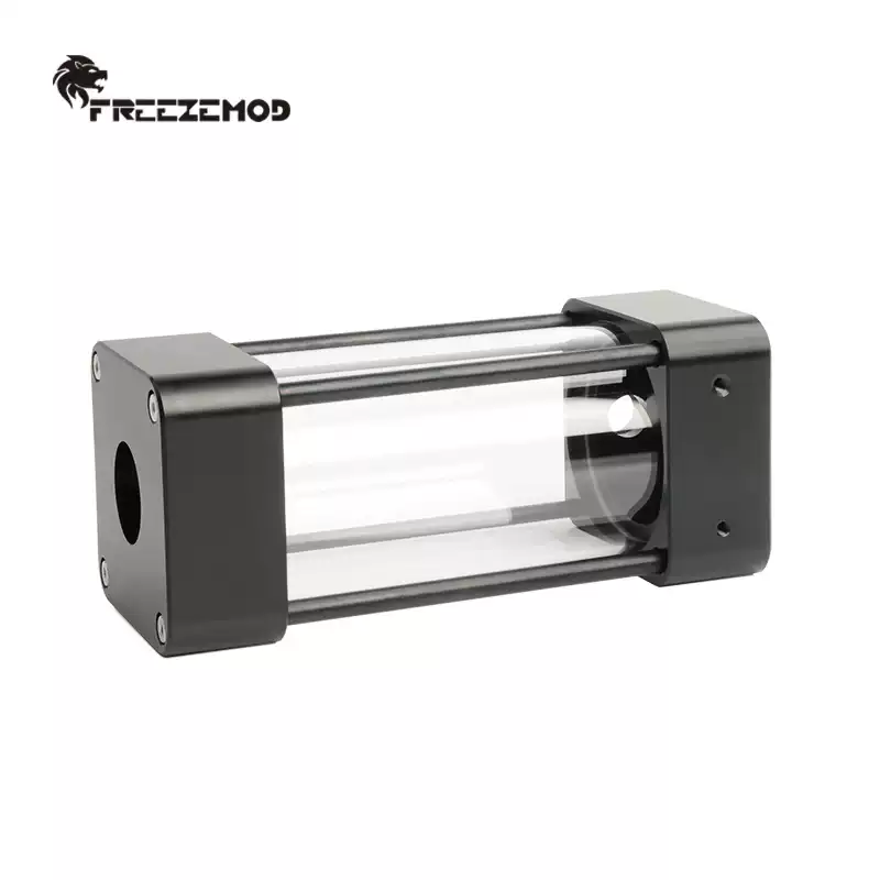 FREEZEMOD方形电脑水冷水箱玻璃管体2023款孔位可调方向PO-DLB