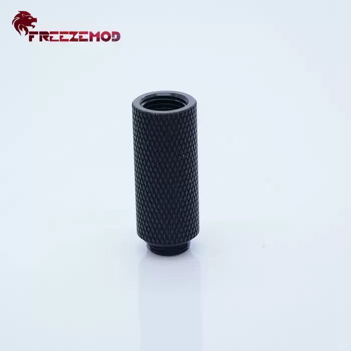 FREEZEMOD内牙延长螺座HYCLZ-M40电脑水冷对接头（延长40MM）G1/4