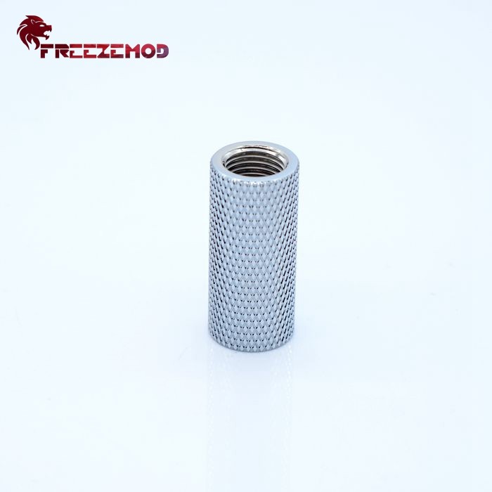 FREEZEMOD电脑水冷接头40mm内螺纹HYCZT-B40延长直通对接二分双通