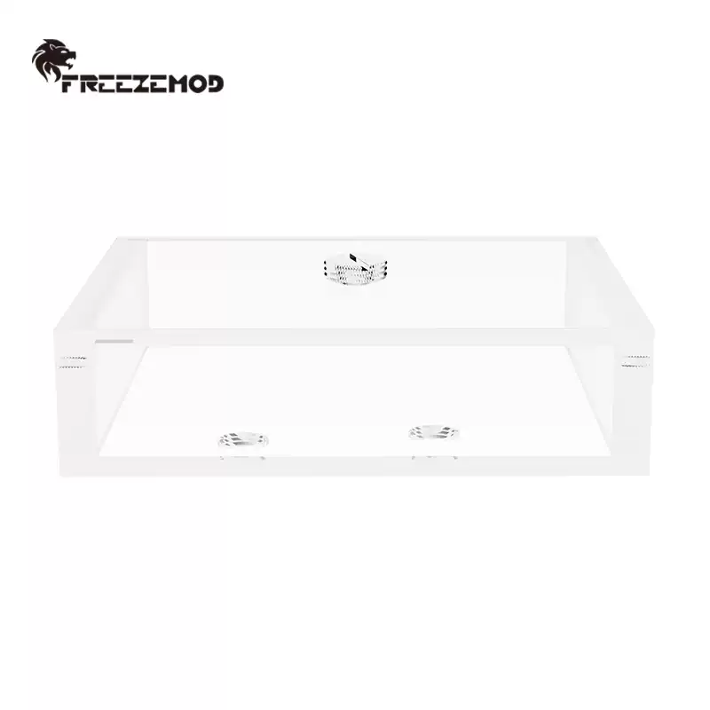 FREEZEMOD方形亚克力液冷水箱FSX-1540B下方出水工业服务器安装