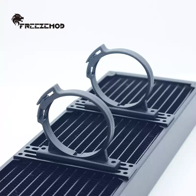 FREEZEMOD水冷SXKJ-XK安装散热排50MM60MM外径水箱用黑色可调管夹