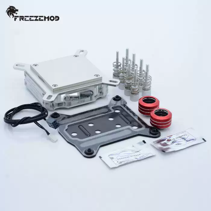 FREEZEMOD电脑CPU水冷头温度显示UPR-2018主板AURA同步平台